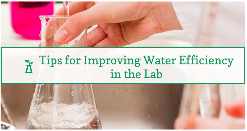tips for improving water efficiency in the lab