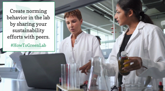 women wearing white coats in science lab
